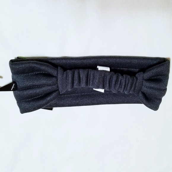 Isotoner Signature Active Dark Gray Polyester/Polyurethane Headband - Picture 7 of 7